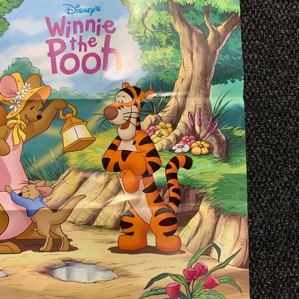 Vintage Disney’s Winnie the Pooh Characters Poster - Picture 3 of 6
